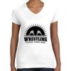 Women's Fine Jersey V-Neck Tee Women's Fine Jersey V-Neck Tee Thumbnail
