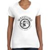 Women's Fine Jersey V-Neck Tee Women's Fine Jersey V-Neck Tee Thumbnail