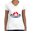 Women's Fine Jersey V-Neck Tee Women's Fine Jersey V-Neck Tee Thumbnail