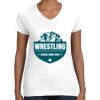 Women's Fine Jersey V-Neck Tee Women's Fine Jersey V-Neck Tee Thumbnail