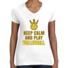 Women's Fine Jersey V-Neck Tee Women's Fine Jersey V-Neck Tee Thumbnail