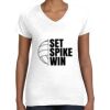 Women's Fine Jersey V-Neck Tee Women's Fine Jersey V-Neck Tee Thumbnail