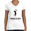 Women's Fine Jersey V-Neck Tee Women's Fine Jersey V-Neck Tee Thumbnail