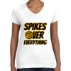 Women's Fine Jersey V-Neck Tee Women's Fine Jersey V-Neck Tee Thumbnail