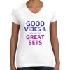 Women's Fine Jersey V-Neck Tee Women's Fine Jersey V-Neck Tee Thumbnail