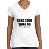 Women's Fine Jersey V-Neck Tee Women's Fine Jersey V-Neck Tee Thumbnail