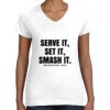 Women's Fine Jersey V-Neck Tee Women's Fine Jersey V-Neck Tee Thumbnail