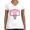 Women's Fine Jersey V-Neck Tee Women's Fine Jersey V-Neck Tee Thumbnail