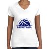 Women's Fine Jersey V-Neck Tee Women's Fine Jersey V-Neck Tee Thumbnail