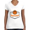 Women's Fine Jersey V-Neck Tee Women's Fine Jersey V-Neck Tee Thumbnail