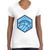 Women's Fine Jersey V-Neck Tee Women's Fine Jersey V-Neck Tee Thumbnail