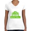 Women's Fine Jersey V-Neck Tee Women's Fine Jersey V-Neck Tee Thumbnail