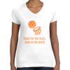 Women's Fine Jersey V-Neck Tee Women's Fine Jersey V-Neck Tee Thumbnail