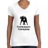 Women's Fine Jersey V-Neck Tee Women's Fine Jersey V-Neck Tee Thumbnail