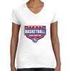 Women's Fine Jersey V-Neck Tee Women's Fine Jersey V-Neck Tee Thumbnail