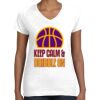 Women's Fine Jersey V-Neck Tee Women's Fine Jersey V-Neck Tee Thumbnail