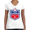 Women's Fine Jersey V-Neck Tee Women's Fine Jersey V-Neck Tee Thumbnail