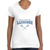 Women's Fine Jersey V-Neck Tee Women's Fine Jersey V-Neck Tee Thumbnail