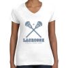 Women's Fine Jersey V-Neck Tee Women's Fine Jersey V-Neck Tee Thumbnail