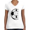 Women's Fine Jersey V-Neck Tee Women's Fine Jersey V-Neck Tee Thumbnail