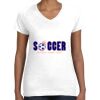 Women's Fine Jersey V-Neck Tee Women's Fine Jersey V-Neck Tee Thumbnail