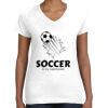 Women's Fine Jersey V-Neck Tee Women's Fine Jersey V-Neck Tee Thumbnail