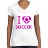 Women's Fine Jersey V-Neck Tee Women's Fine Jersey V-Neck Tee Thumbnail