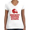 Women's Fine Jersey V-Neck Tee Women's Fine Jersey V-Neck Tee Thumbnail