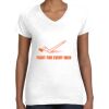 Women's Fine Jersey V-Neck Tee Women's Fine Jersey V-Neck Tee Thumbnail