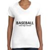 Women's Fine Jersey V-Neck Tee Women's Fine Jersey V-Neck Tee Thumbnail