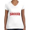 Women's Fine Jersey V-Neck Tee Women's Fine Jersey V-Neck Tee Thumbnail