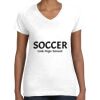 Women's Fine Jersey V-Neck Tee Women's Fine Jersey V-Neck Tee Thumbnail