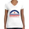 Women's Fine Jersey V-Neck Tee Women's Fine Jersey V-Neck Tee Thumbnail