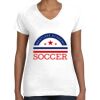 Women's Fine Jersey V-Neck Tee Women's Fine Jersey V-Neck Tee Thumbnail