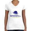 Women's Fine Jersey V-Neck Tee Women's Fine Jersey V-Neck Tee Thumbnail