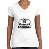 Women's Fine Jersey V-Neck Tee Women's Fine Jersey V-Neck Tee Thumbnail