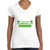 Women's Fine Jersey V-Neck Tee Women's Fine Jersey V-Neck Tee Thumbnail