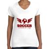 Women's Fine Jersey V-Neck Tee Women's Fine Jersey V-Neck Tee Thumbnail