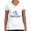 Women's Fine Jersey V-Neck Tee Women's Fine Jersey V-Neck Tee Thumbnail