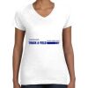 Women's Fine Jersey V-Neck Tee Women's Fine Jersey V-Neck Tee Thumbnail