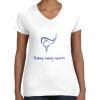 Women's Fine Jersey V-Neck Tee Women's Fine Jersey V-Neck Tee Thumbnail