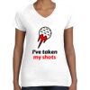 Women's Fine Jersey V-Neck Tee Women's Fine Jersey V-Neck Tee Thumbnail
