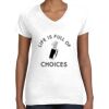 Women's Fine Jersey V-Neck Tee Women's Fine Jersey V-Neck Tee Thumbnail