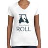 Women's Fine Jersey V-Neck Tee Women's Fine Jersey V-Neck Tee Thumbnail