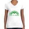 Women's Fine Jersey V-Neck Tee Women's Fine Jersey V-Neck Tee Thumbnail