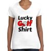 Women's Fine Jersey V-Neck Tee Women's Fine Jersey V-Neck Tee Thumbnail