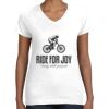 Women's Fine Jersey V-Neck Tee Women's Fine Jersey V-Neck Tee Thumbnail