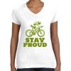 Women's Fine Jersey V-Neck Tee Women's Fine Jersey V-Neck Tee Thumbnail