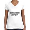 Women's Fine Jersey V-Neck Tee Women's Fine Jersey V-Neck Tee Thumbnail