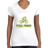 Women's Fine Jersey V-Neck Tee Women's Fine Jersey V-Neck Tee Thumbnail